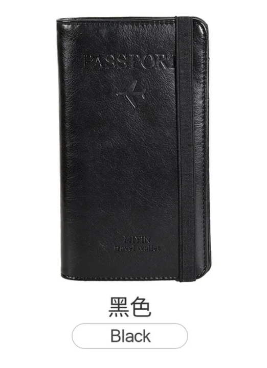 Secure Travels Leather Passport Case